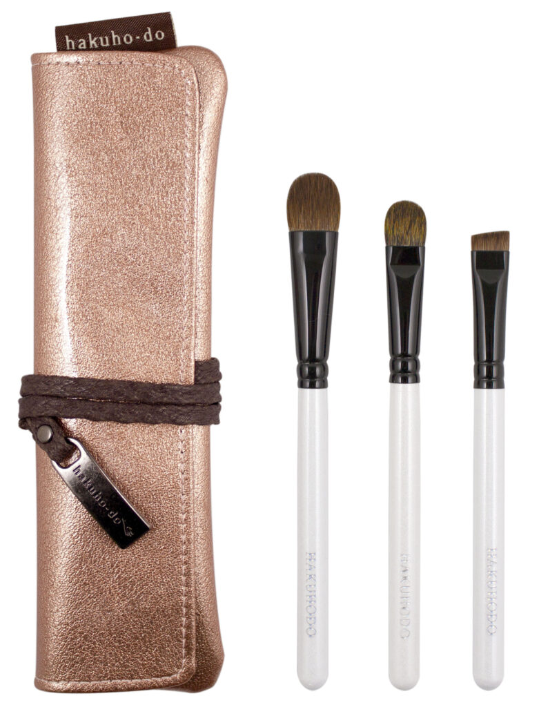 白鳳堂 HAKUHODO 黒檀携帯ミニセット 荒っぽく 新品未使用 売買された  