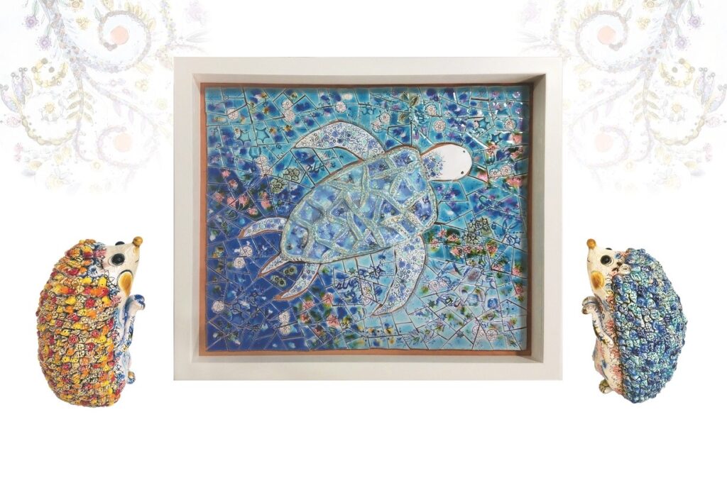 希少品 スペイン陶芸家 船戸あやこ うさぎの置物｜家具・インテリア