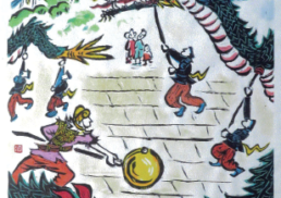 ～長崎くんち～　小﨑侃　木版画展　　寛永11年（1634年）から続く諏訪神社の秋季大祭;